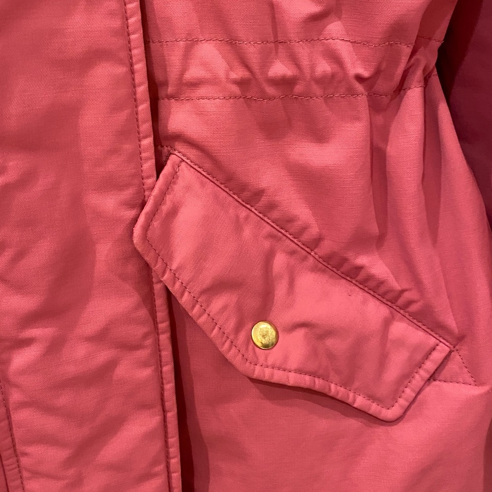 J. Crew Women's Rose Hooded coated canvas winter Jacket - Picture 6 of 10